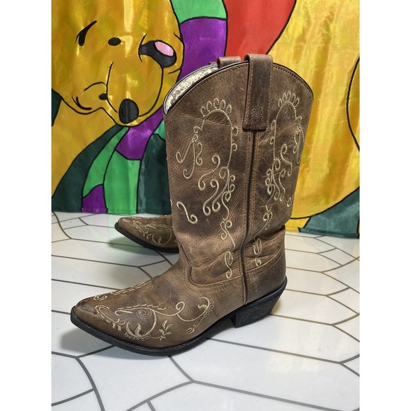 Smoky Mountain Western Boots Womens  Snip Toe 8 D Brown 6054
